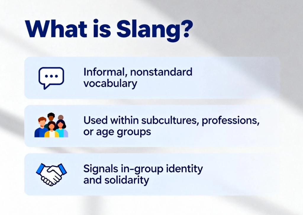 what is slang